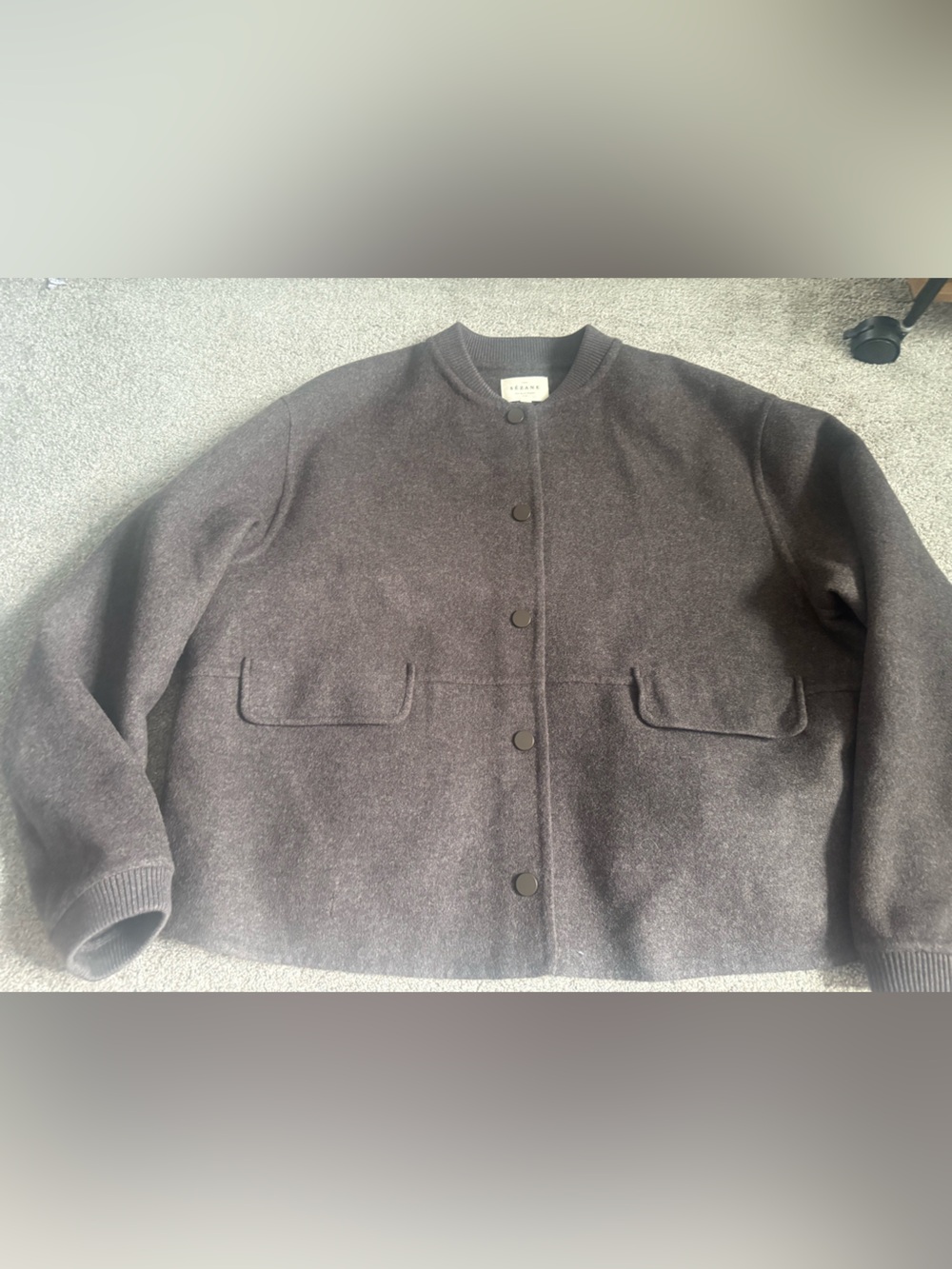 Sézane Suzy Coat in Sark Taupe! - Picture 3 of 8